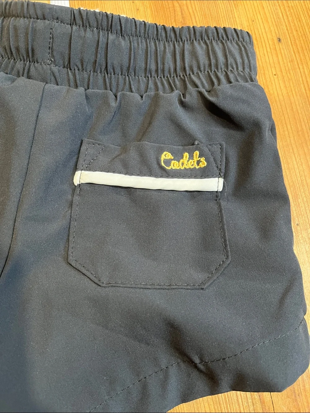CADETS Boys 2-3 Navy Blue Shorts Drawstring Embroidered Pocket